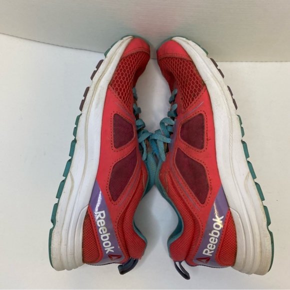 Reebok Zone Cushrun 2.0 Pink Running Shoe Sneaker Kids Youth Girl's Size 4 - Picture 4 of 11